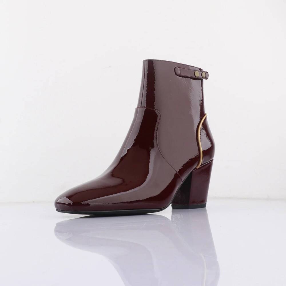 NEW GINI & ALBERT women's cartwright boots in malbec